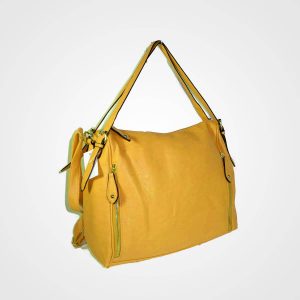 Bright Gold Purse With Chain